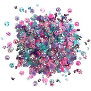 Doo Dadz Flat Back Crystal Diamond Embellishments for DIY Art and Crafts